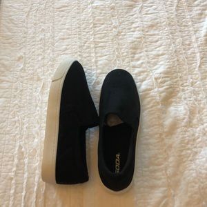 Black slip on sneaker